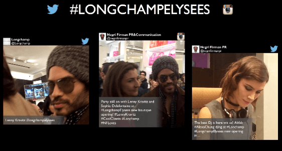 SocialWall - Longchamp